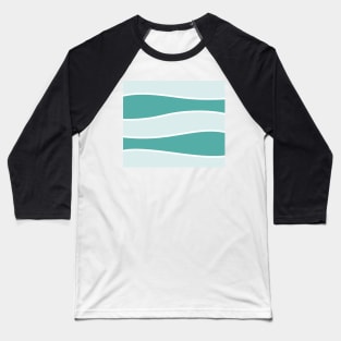 Abstract - green and white. Baseball T-Shirt